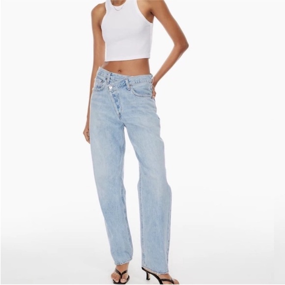 Agolde Denim - AGOLDE Criss Cross Denim Jeans